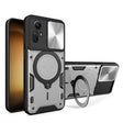 For Xiaomi Redmi Note 12S 4G CD Texture Sliding Camshield Magnetic Holder Phone Case(Silver) - free shipping - PMC TechLife - Order now!