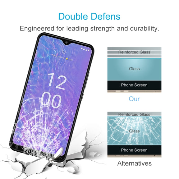 For Nokia C210 10pcs 0.26mm 9H 2.5D Tempered Glass Film