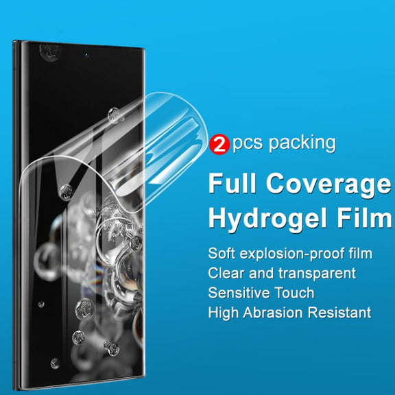 For Samsung Galaxy S24 Ultra 5G 2pcs imak Curved Full Screen Hydrogel Film Protector