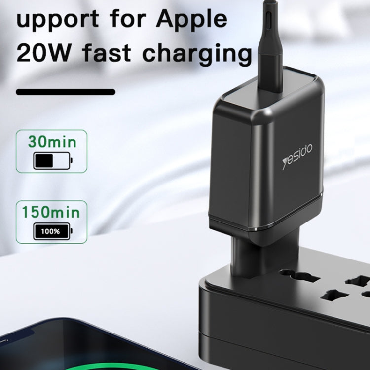 Yesido YC-29 PD 25W Type-C Port Fast Charger(EU Plug)
