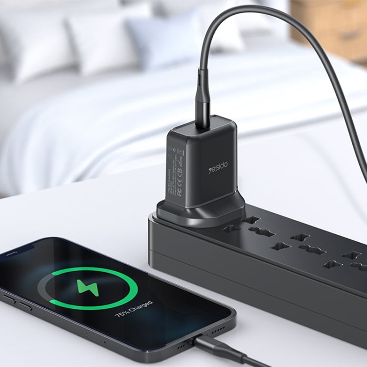 Yesido YC-29 PD 25W Type-C Port Fast Charger(UK Plug)
