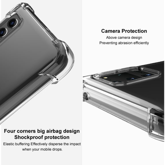 For Google Pixel 7a imak Shockproof Airbag TPU Phone Case(Transparent)