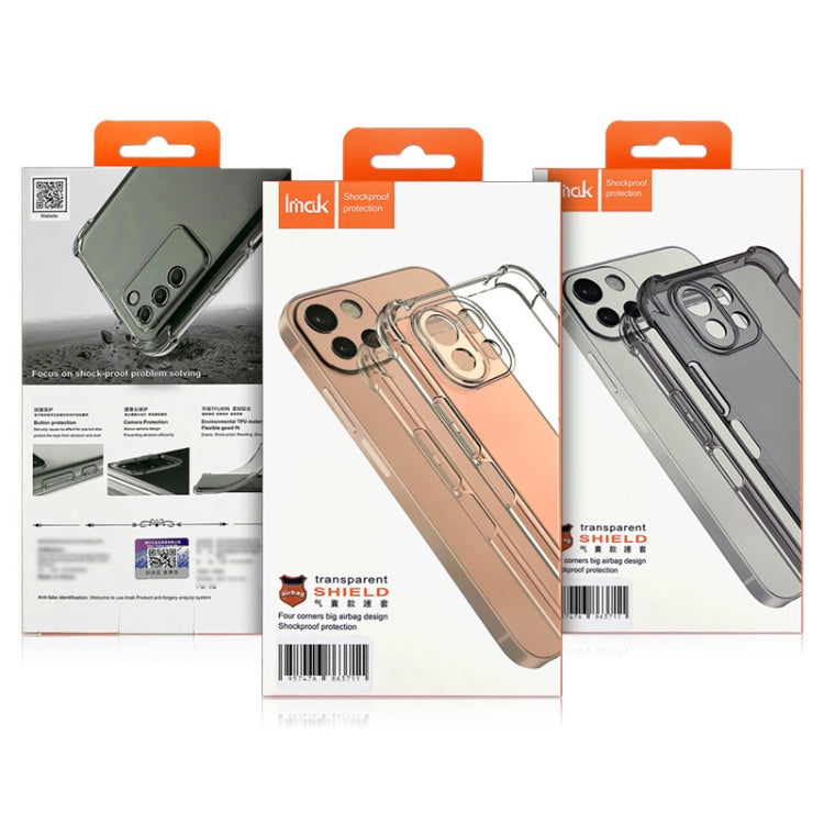 For Google Pixel 7a imak Shockproof Airbag TPU Phone Case(Transparent)