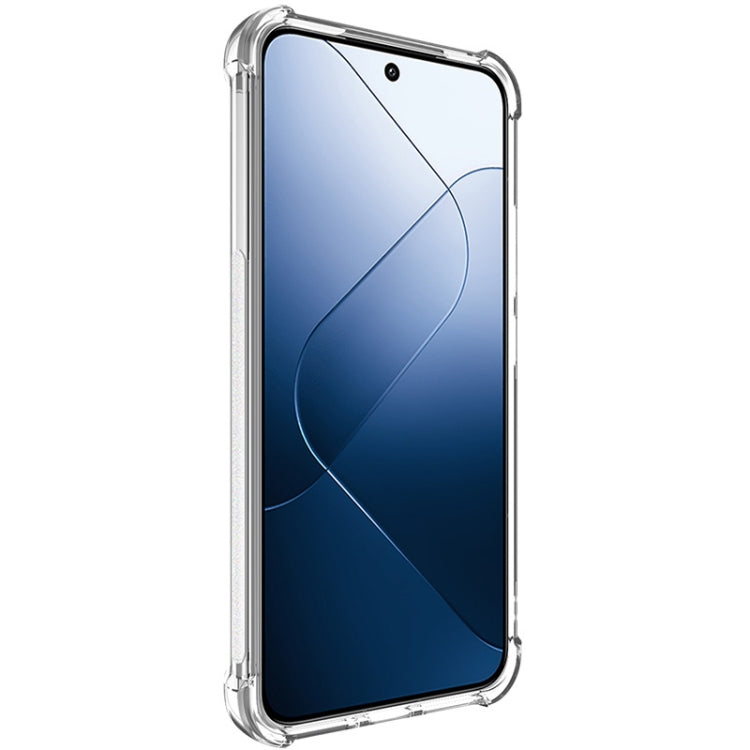 For Xiaomi 14 5G imak Shockproof Airbag TPU Phone Case(Transparent)