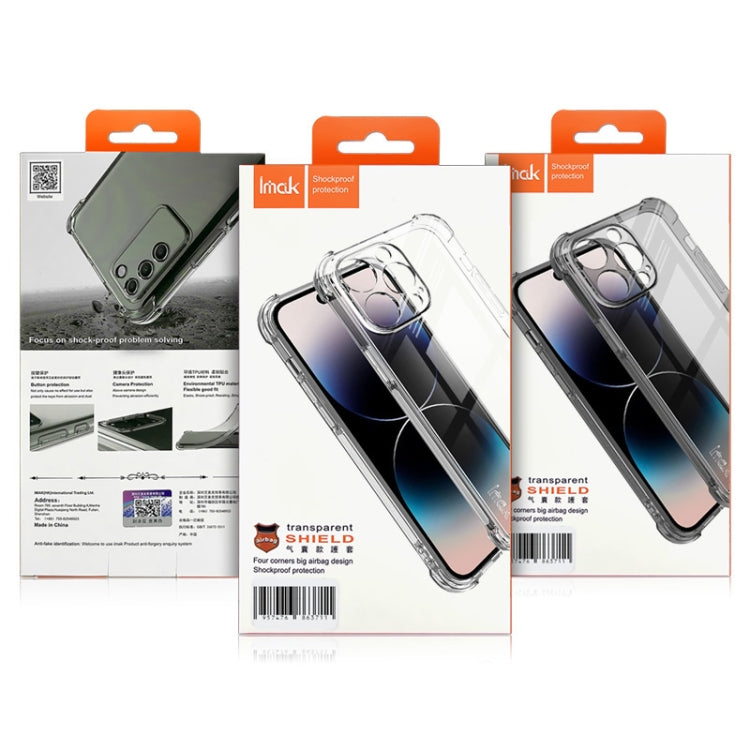 For Xiaomi 14 5G imak Shockproof Airbag TPU Phone Case(Transparent)