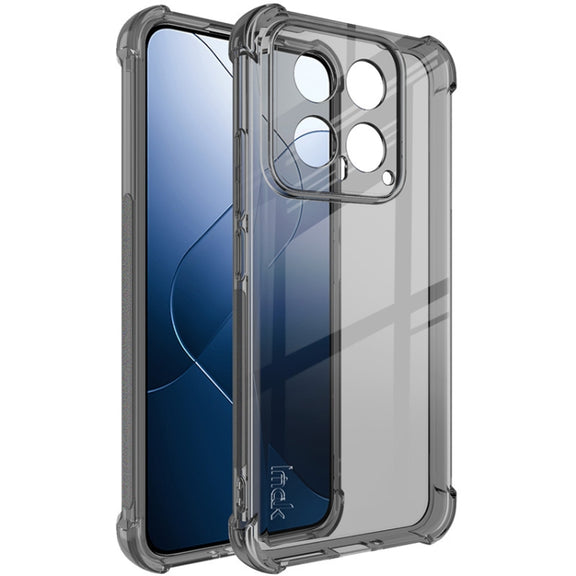 For Xiaomi 14 5G imak Shockproof Airbag TPU Phone Case(Transparent Black)