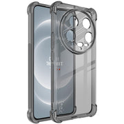 For Xiaomi 14 Ultra 5G imak Shockproof Airbag TPU Phone Case(Transparent Black)