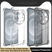 For Xiaomi 14 Ultra 5G imak Shockproof Airbag TPU Phone Case(Transparent Black)