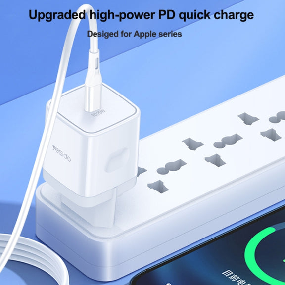 Yesido YC-30 PD 20W Type-C Port Mini Travel Fast Charger(EU Plug)