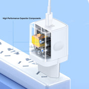 Yesido YC-30 PD 20W Type-C Port Mini Travel Fast Charger(EU Plug)