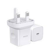 Yesido YC-30 PD 20W Type-C Port Mini Travel Fast Charger(UK Plug)