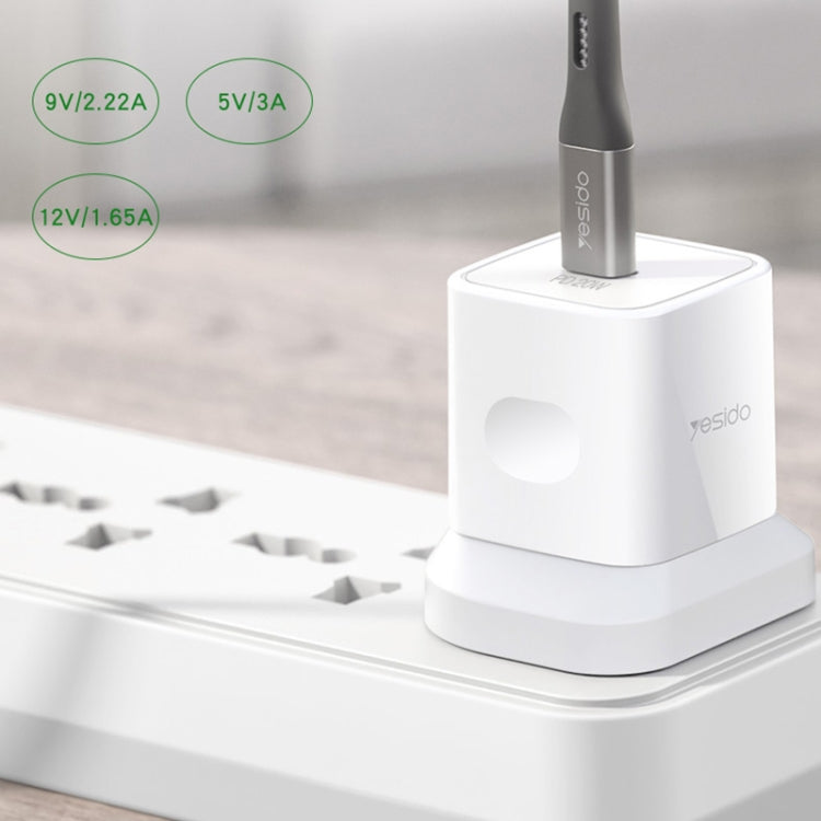 Yesido YC-30 PD 20W Type-C Port Mini Travel Fast Charger(UK Plug)