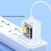 Yesido YC-30 PD 20W Type-C Port Mini Travel Fast Charger(UK Plug)