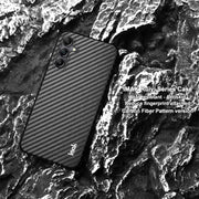 For Samsung Galaxy A54 5G imak Ruiyi Series Carbon Fiber PU + PC Phone Case