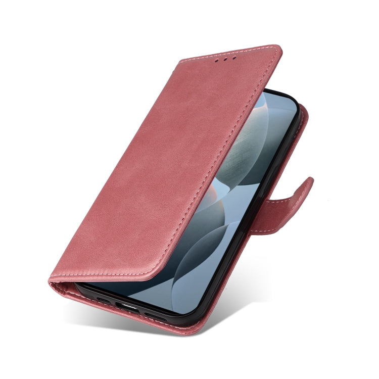 For Xiaomi Redmi K70 / K70 Pro Classic Calf Texture Flip Leather Phone Case(Rose Gold)