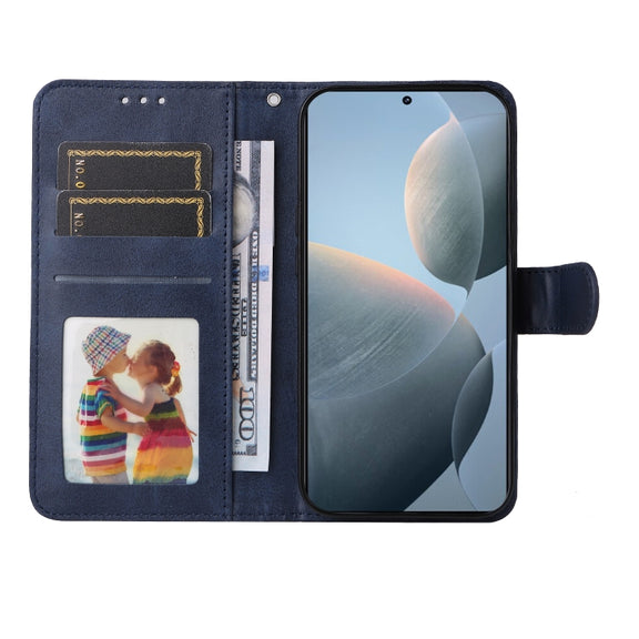 For Xiaomi Redmi K70 / K70 Pro Classic Calf Texture Flip Leather Phone Case(Blue)