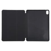 For iPad 10.9 2022 / Air 5 / Air 4 GEBEI 3-folding Holder Shockproof Flip Leather Tablet Case(Black)