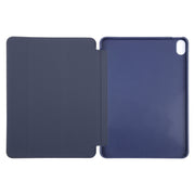 For iPad 10.9 2022 / Air 5 / Air 4 GEBEI 3-folding Holder Shockproof Flip Leather Tablet Case(Dark Blue)
