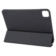 For iPad Pro 13 2024 GEBEI 3-folding Holder Shockproof Flip Leather Tablet Case(Black)
