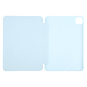 For iPad Pro 13 2024 GEBEI 3-folding Holder Shockproof Flip Leather Tablet Case(Sky Blue)