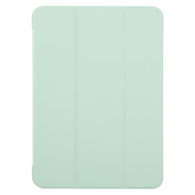 For iPad Pro 13 2024 GEBEI 3-folding Holder Shockproof Flip Leather Tablet Case(Green)
