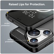 For Huawei Pura 70 Pro / Pura 70 Pro+ Brushed Texture Carbon Fiber TPU Phone Case(Black)