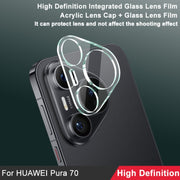 For Huawei Pura 70 imak Integrated Rear Camera Lens Tempered Glass Film
