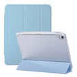 For iPad Air 11 2024 / iPad Pro 11 3-Fold Lock Buckle Leather Smart Tablet Case(Sky Blue) - free shipping - PMC TechLife - Order now!