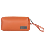 Water-resistant PU Leather Laptop Accessory Bag(Brown)