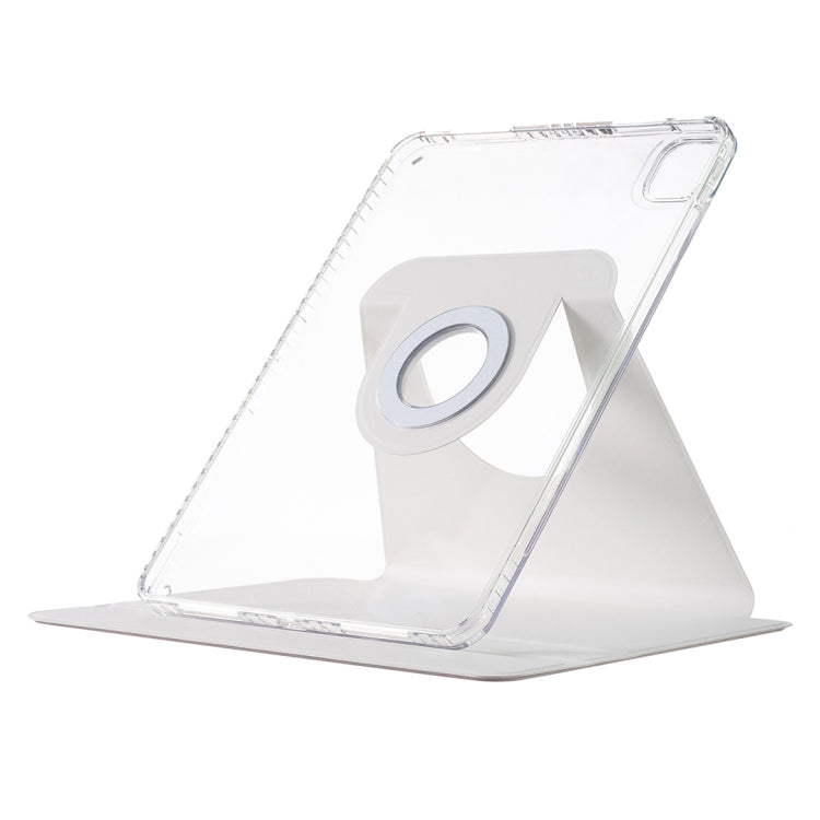 For iPad Pro 11 2024 Magnetic Split Leather Smart Tablet Case(White)