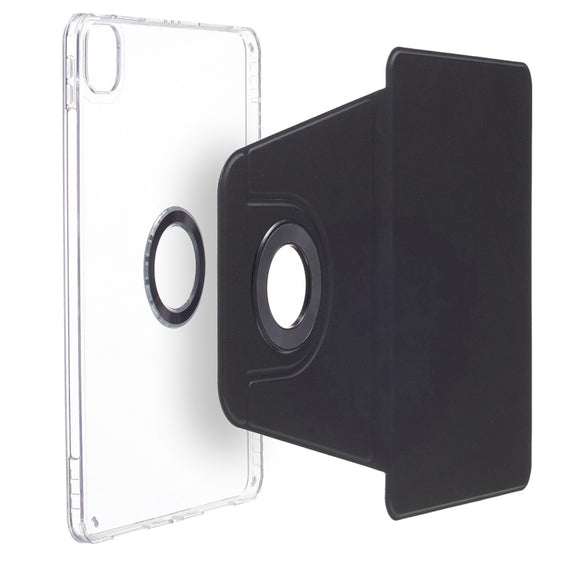 For iPad Air 13 2024 Magnetic Split Leather Smart Tablet Case(Black)