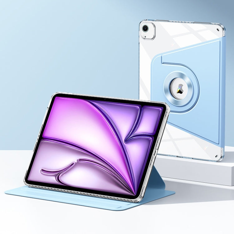 For iPad Air 13 2025 / 2024 Magnetic Split Leather Smart Tablet Case(Sky Blue)