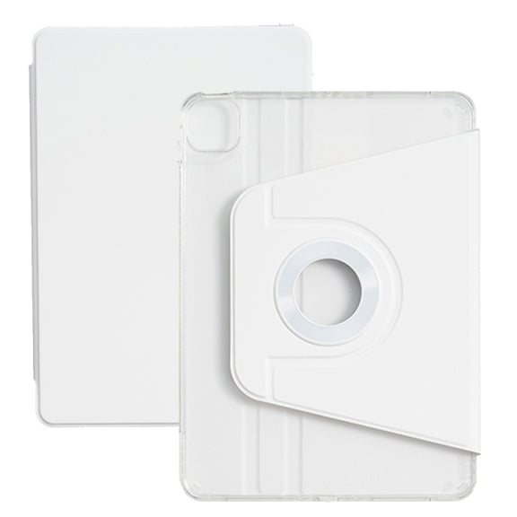 For iPad Air 11 2024 Magnetic Split Leather Smart Tablet Case(White)