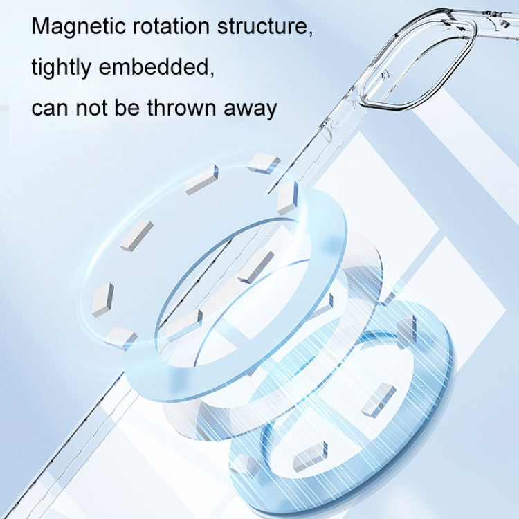 For iPad Air 13 2024 Magnetic Split Leather Smart Tablet Case(Purple)