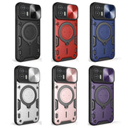 For Motorola Edge 20 Lite CD Texture Sliding Camshield Magnetic Holder Phone Case(Blue)