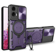 For Motorola Moto G24 Power CD Texture Sliding Camshield Magnetic Holder Phone Case(Purple) - free shipping - PMC TechLife - Order now!