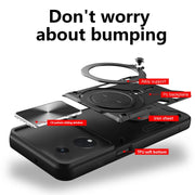 For OPPO Reno8 T 5G CD Texture Sliding Camshield Magnetic Holder Phone Case(Red)