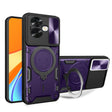 For OPPO A79 5G Global CD Texture Sliding Camshield Magnetic Holder Phone Case(Purple) - free shipping - PMC TechLife - Order now!