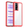 For Xiaomi Poco F5 Pro Colorful Series Acrylic Hybrid TPU Phone Case(Red) - Xiaomi Cases by PMC TechLife | Online Shopping South Africa | PMC TechLife | Buy Now Pay Later Mobicred