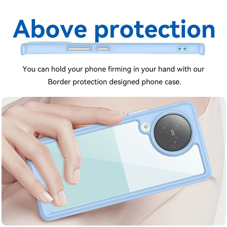 For Xiaomi Civi 3 Colorful Series Acrylic Hybrid TPU Phone Case(Blue)
