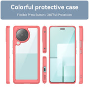 For Xiaomi Civi 3 Colorful Series Acrylic Hybrid TPU Phone Case(Red)