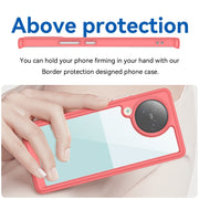 For Xiaomi Civi 3 Colorful Series Acrylic Hybrid TPU Phone Case(Red)