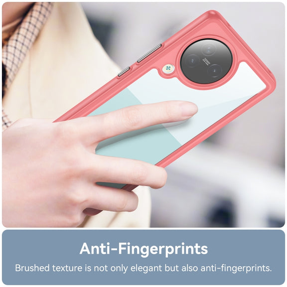 For Xiaomi Civi 3 Colorful Series Acrylic Hybrid TPU Phone Case(Red)
