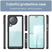 For Xiaomi Civi 3 Colorful Series Acrylic Hybrid TPU Phone Case(Black)
