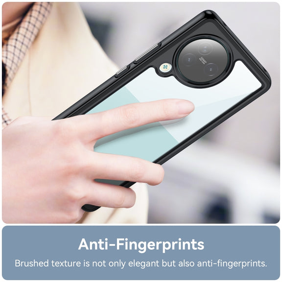 For Xiaomi Civi 3 Colorful Series Acrylic Hybrid TPU Phone Case(Black)