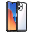 For Xiaomi Redmi 12 5G Colorful Series Acrylic Hybrid TPU Phone Case(Black) - Xiaomi Cases by PMC TechLife | Online Shopping South Africa | PMC TechLife | Buy Now Pay Later Mobicred
