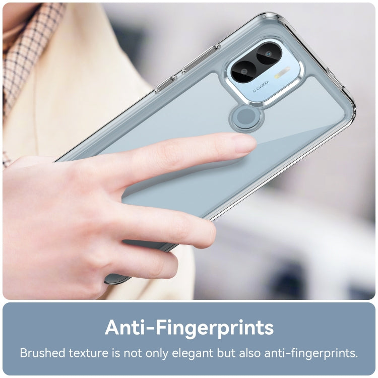 For Xiaomi Poco C50 Colorful Series Acrylic Hybrid TPU Phone Case(Transparent)