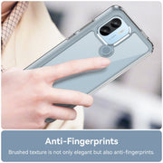 For Xiaomi Poco C50 Colorful Series Acrylic Hybrid TPU Phone Case(Transparent)