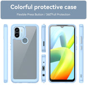 For Xiaomi Poco C50 Colorful Series Acrylic Hybrid TPU Phone Case(Blue)