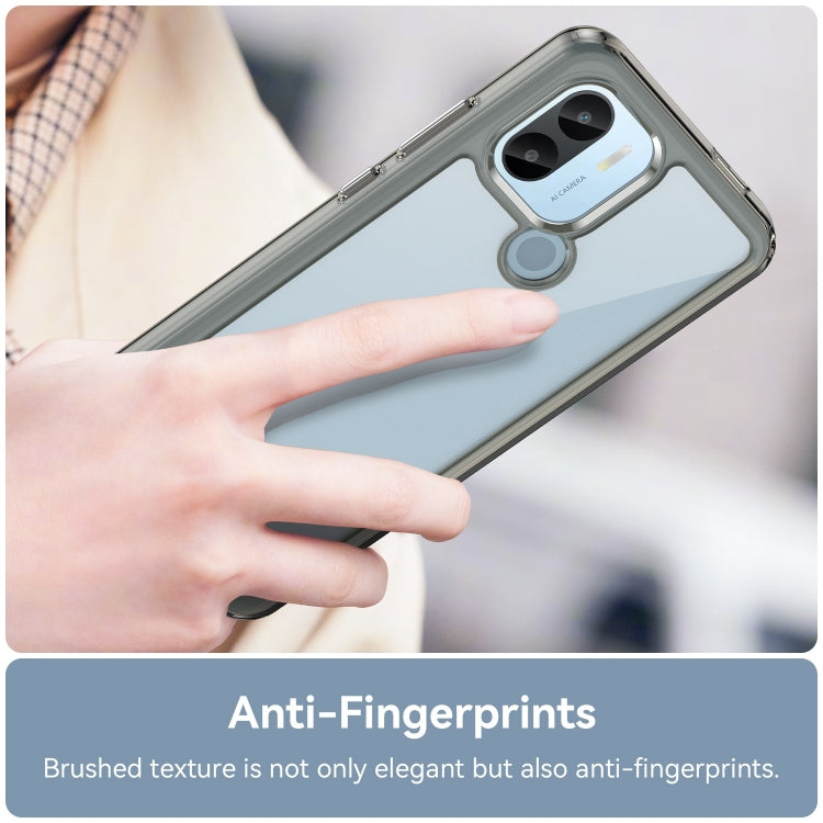 For Xiaomi Poco C51 Colorful Series Acrylic Hybrid TPU Phone Case(Transparent Grey)